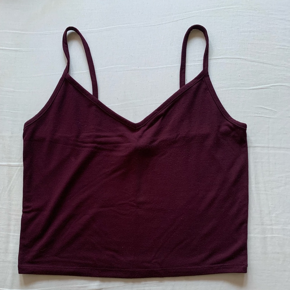 Burgundy Tank Top